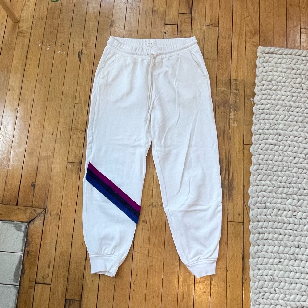 Lou & Grey Terry cloth Stripe Sweatpants
